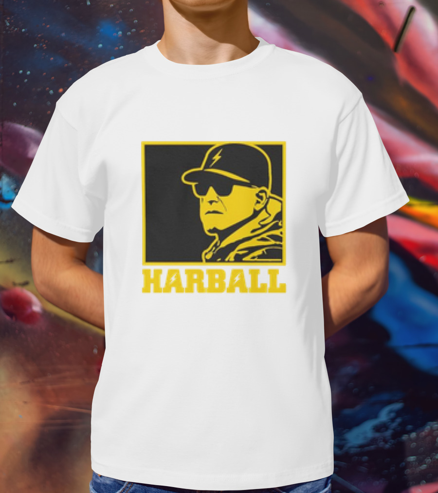 Chargers Harball NFL Royal Jim Harbaugh Los Angeles T-Shirt