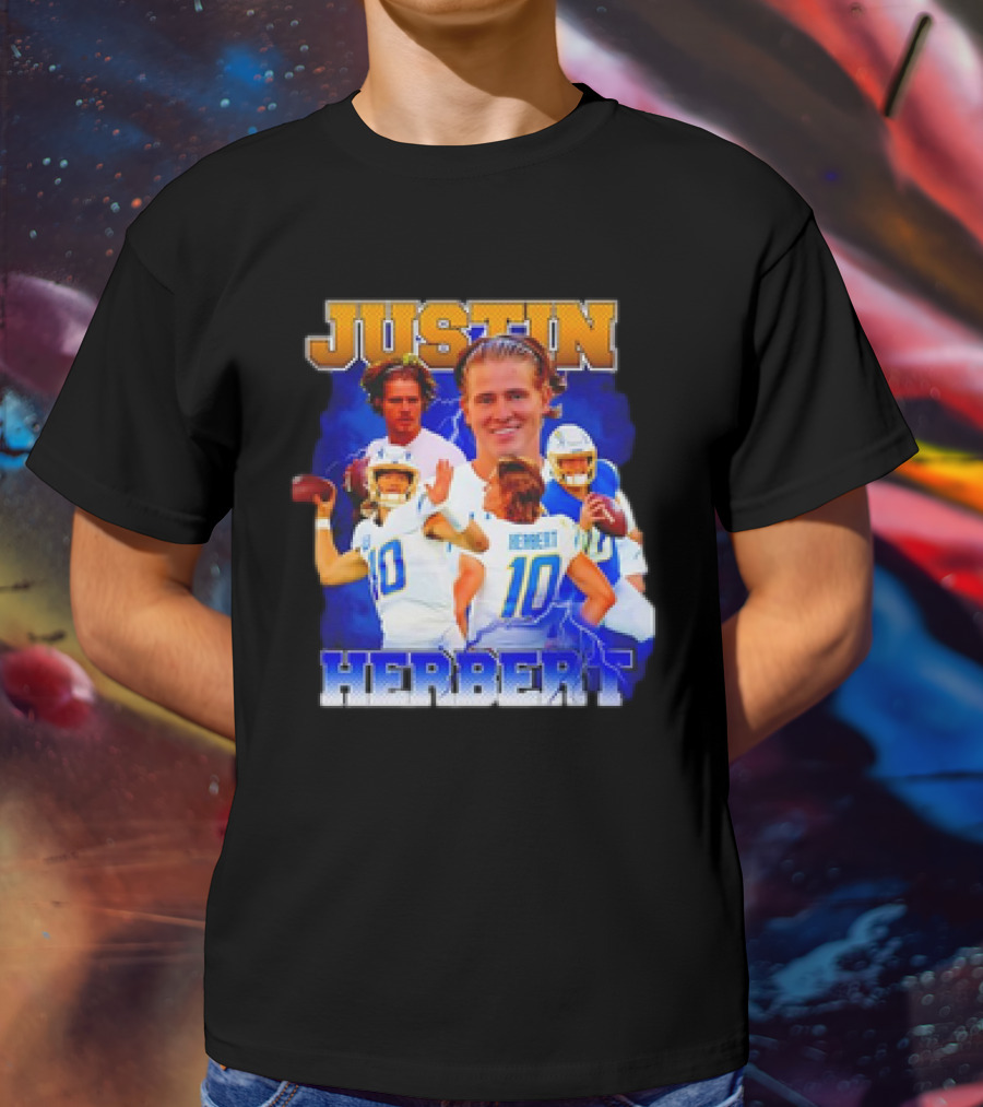Justin Herbert Football Vintage T-Shirt