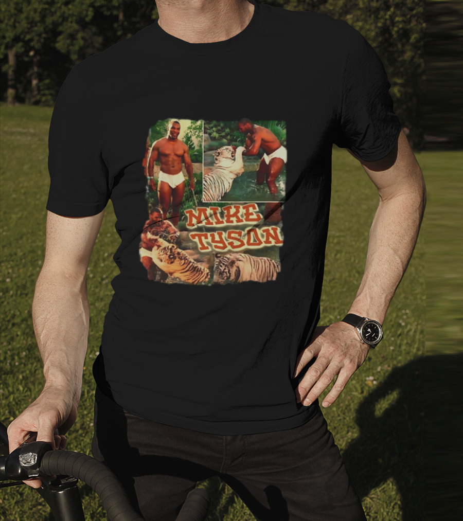 Mike Tyson Tiger Vintage Boxing Moments T-Shirt