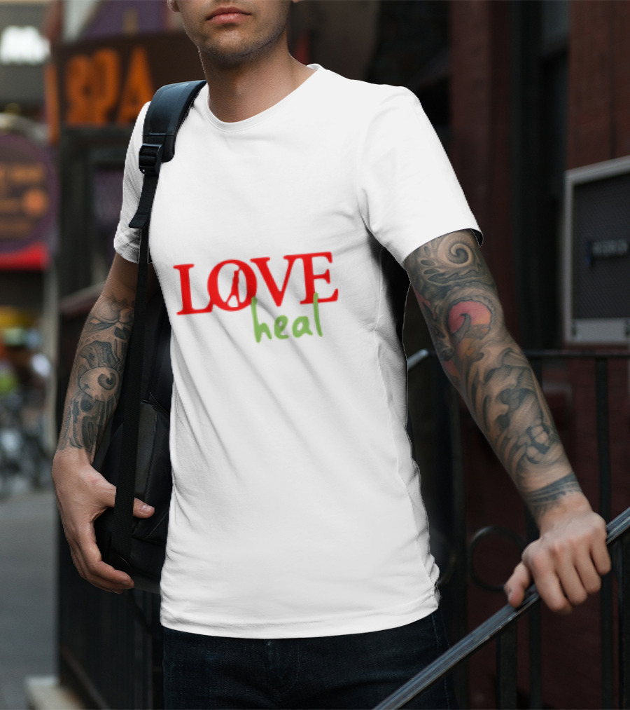 Devale Ellis Love Peace Heal T-Shirt