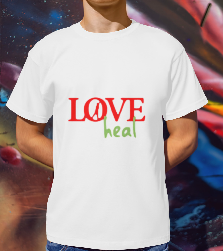 Devale Ellis Love Peace Heal T-Shirt