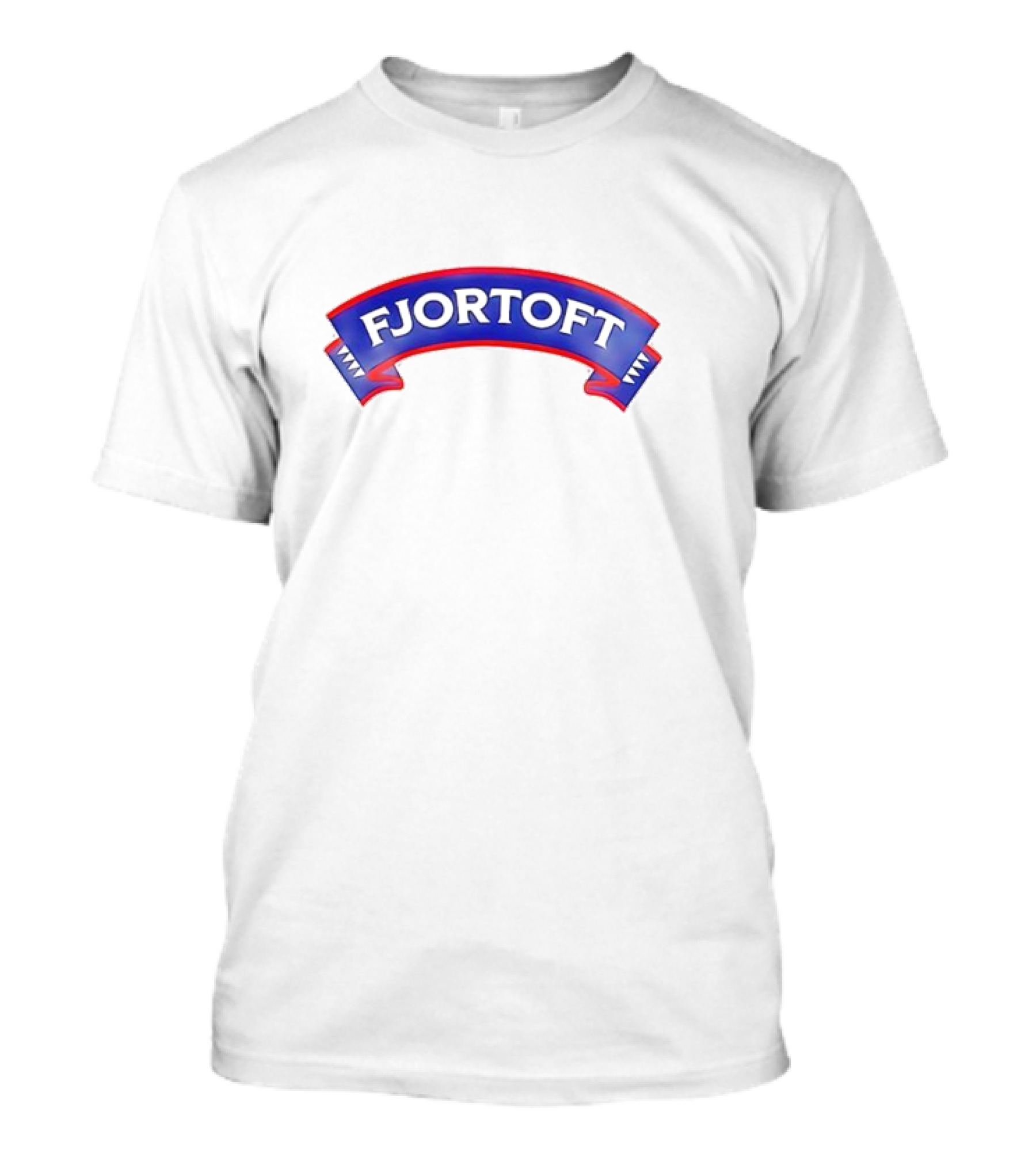 Fjortoft Icons Classic Blue Ribbon Banner T-Shirt