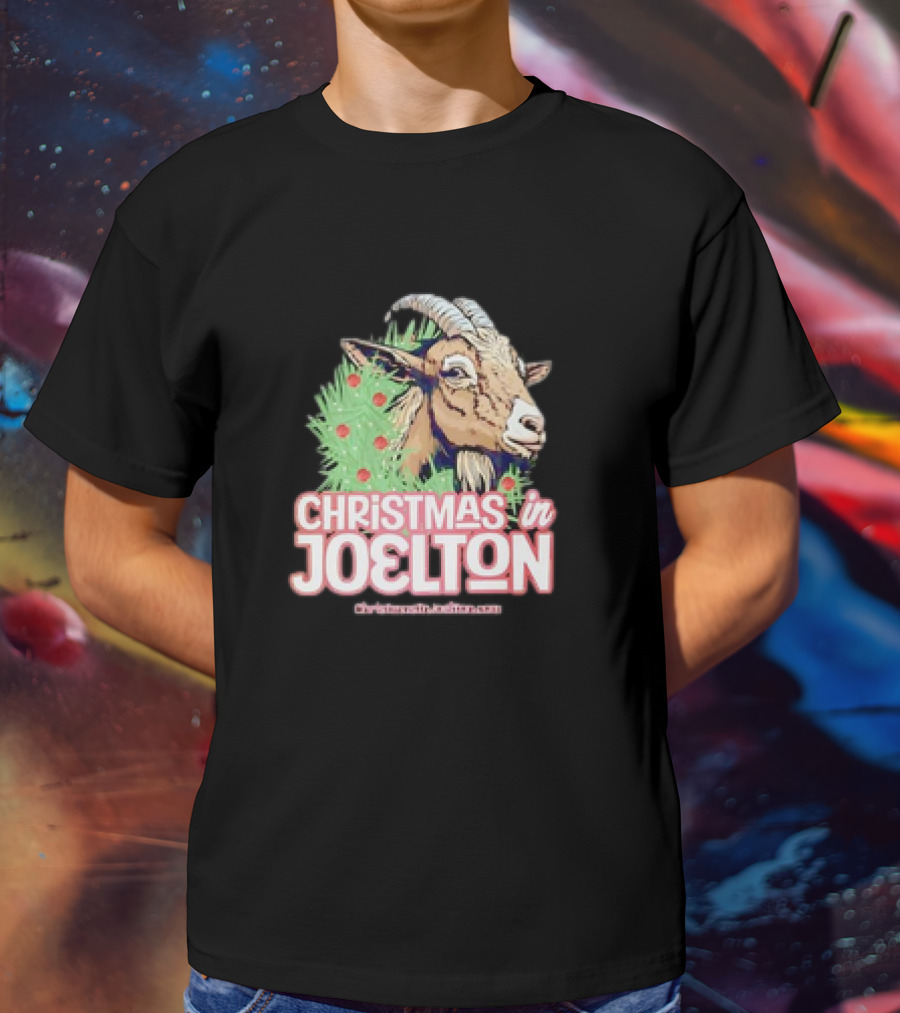 Christmas In Joelton Funny Goat Christmas T-Shirt