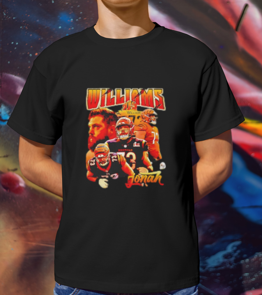 Williams Jonah Football Retro Bootleg Sports T-Shirt