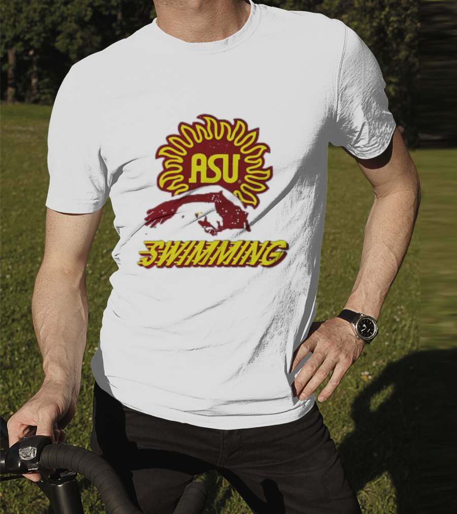 ASU Swimming Sun Devil Logo Dive Team T-Shirt