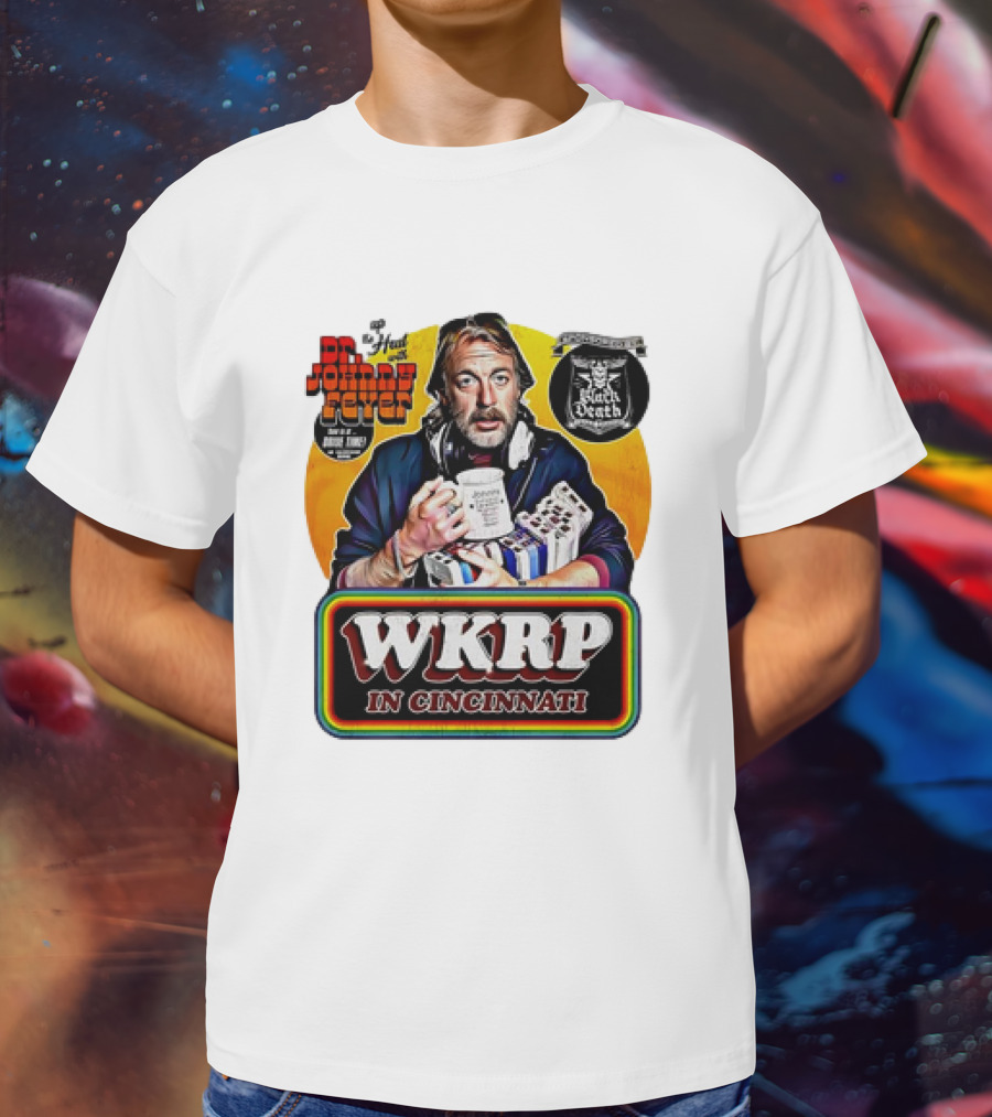 Dr Johnny Fever WKRP In Cincinnati Rock And Roll James Coffee Radio Mug T-Shirt