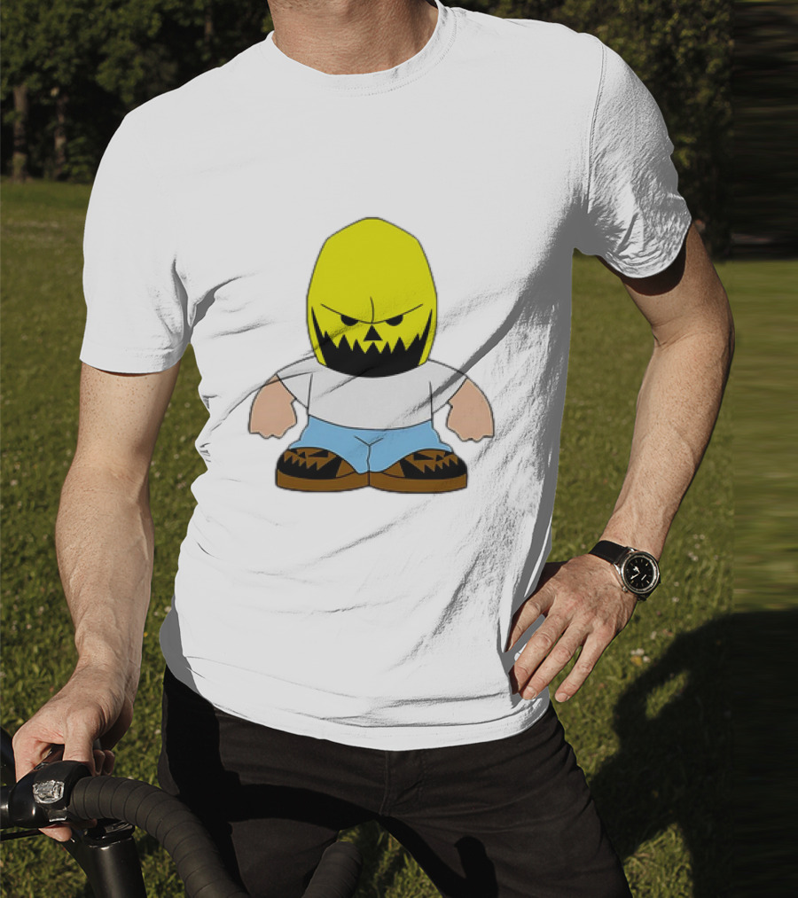 Dude Babbitt Revived Yellow Masked Cartoon Character T-Shirt