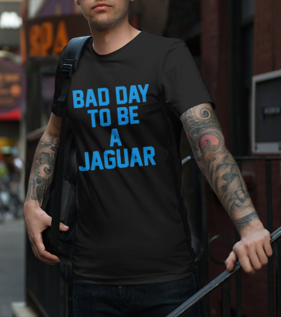 Dan Campbell Detroit Lions Bad Day To Be A Jaguar T-Shirt