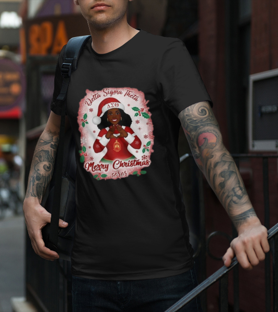 Delta Sigma Theta Merry Christmas Soror T-Shirt