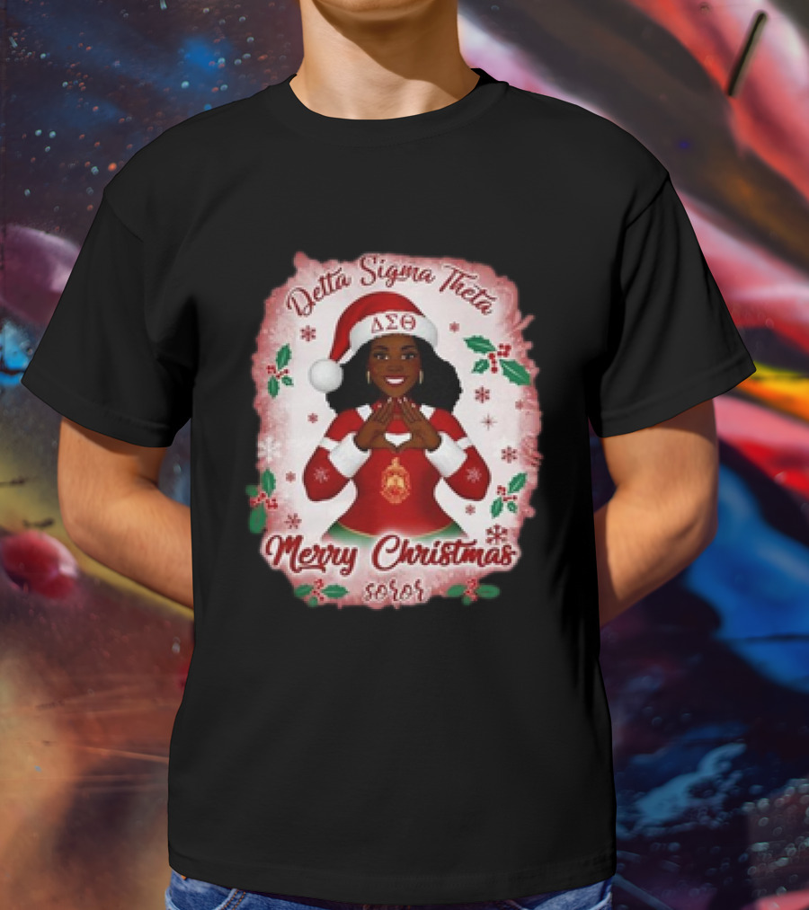 Delta Sigma Theta Merry Christmas Soror T-Shirt
