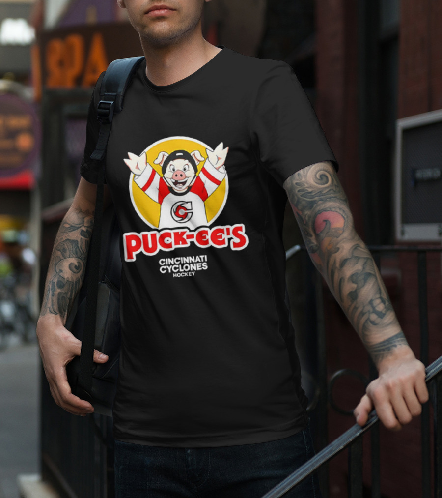 Puck-ee's Cincinnati Cyclones Hockey T-Shirt