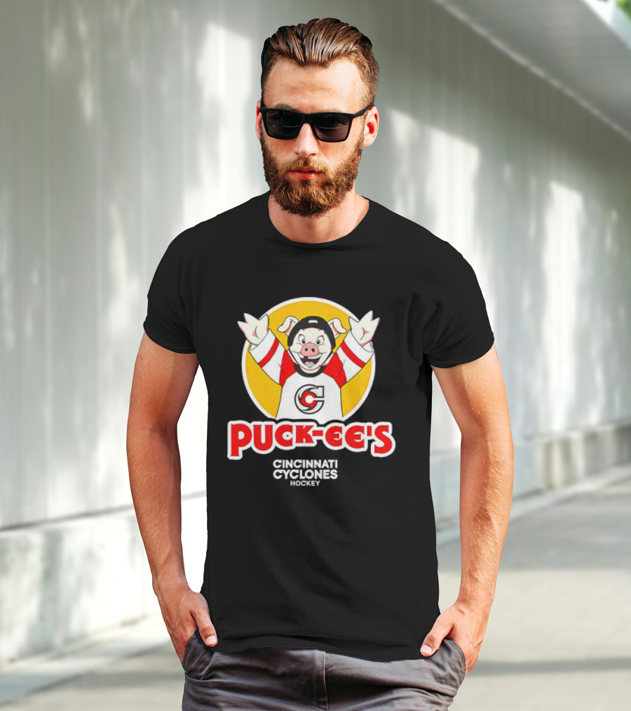 Puck-ee's Cincinnati Cyclones Hockey T-Shirt