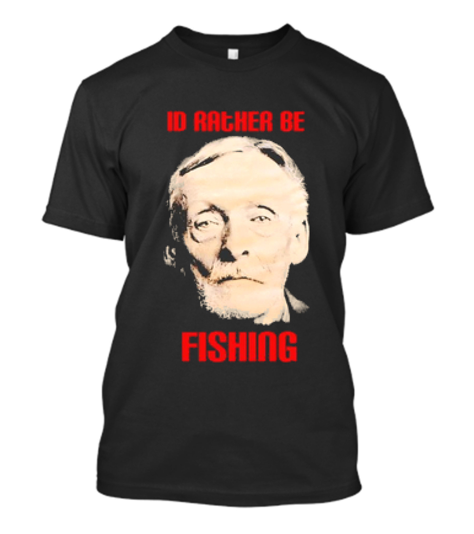 Id Rather Be Fishing Albert Fish T-Shirt