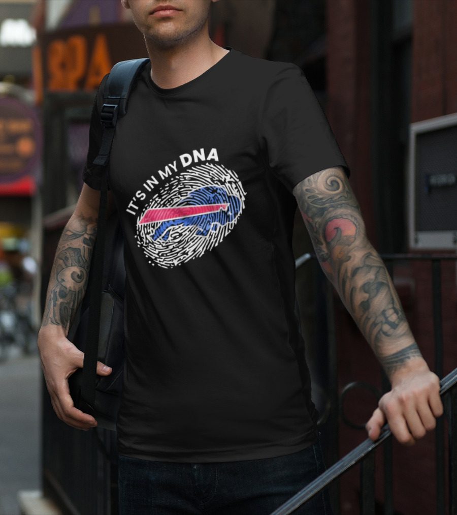 Buffalo Bills It's In My DNA Fingerprint T-Shirt