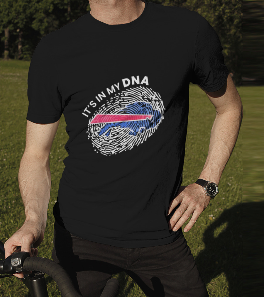 Buffalo Bills It's In My DNA Fingerprint T-Shirt