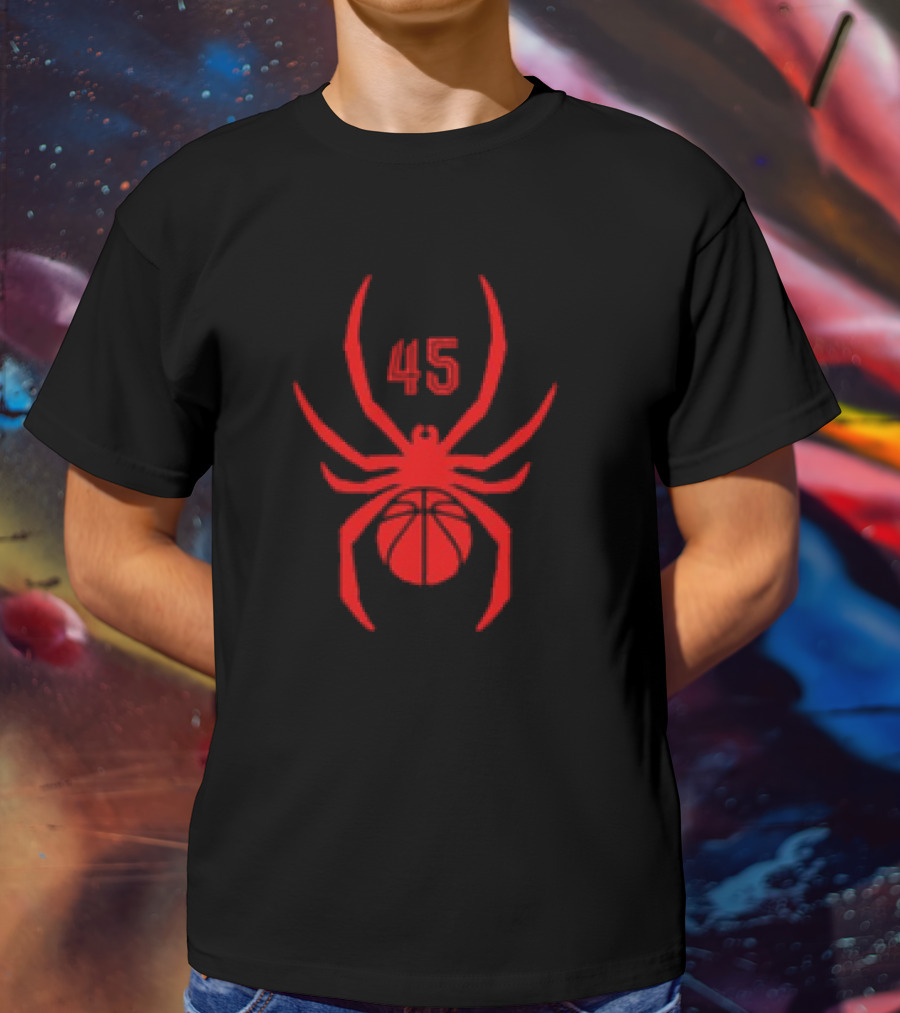 Cleveland Spider 45 Basketball Red Spider T-Shirt