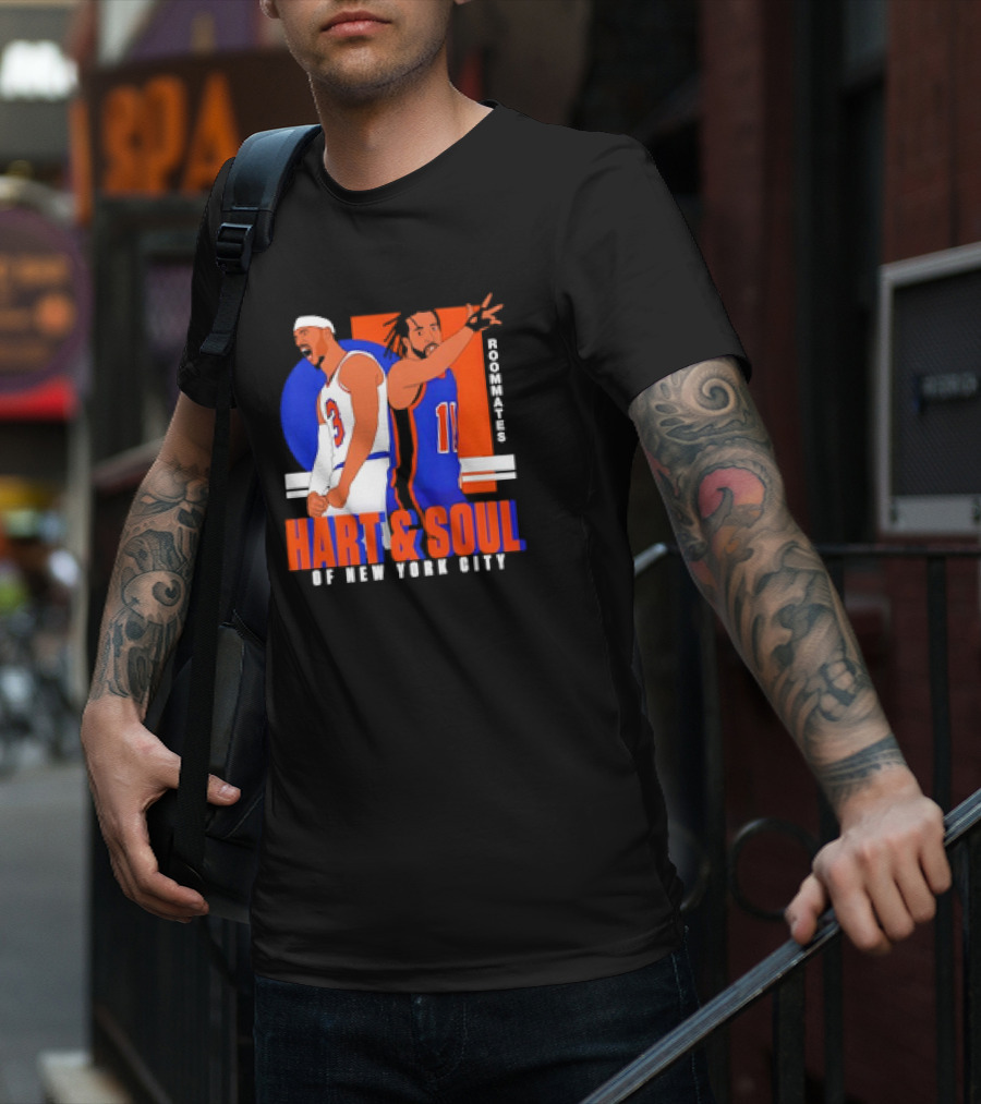 Hart And Soul Dynamic Roommates Of New York City Basketball T-Shirt