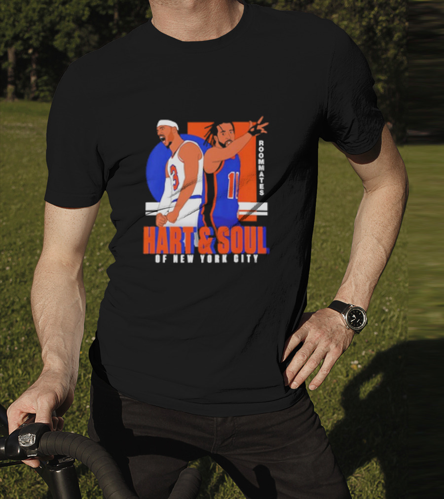 Hart And Soul Dynamic Roommates Of New York City Basketball T-Shirt