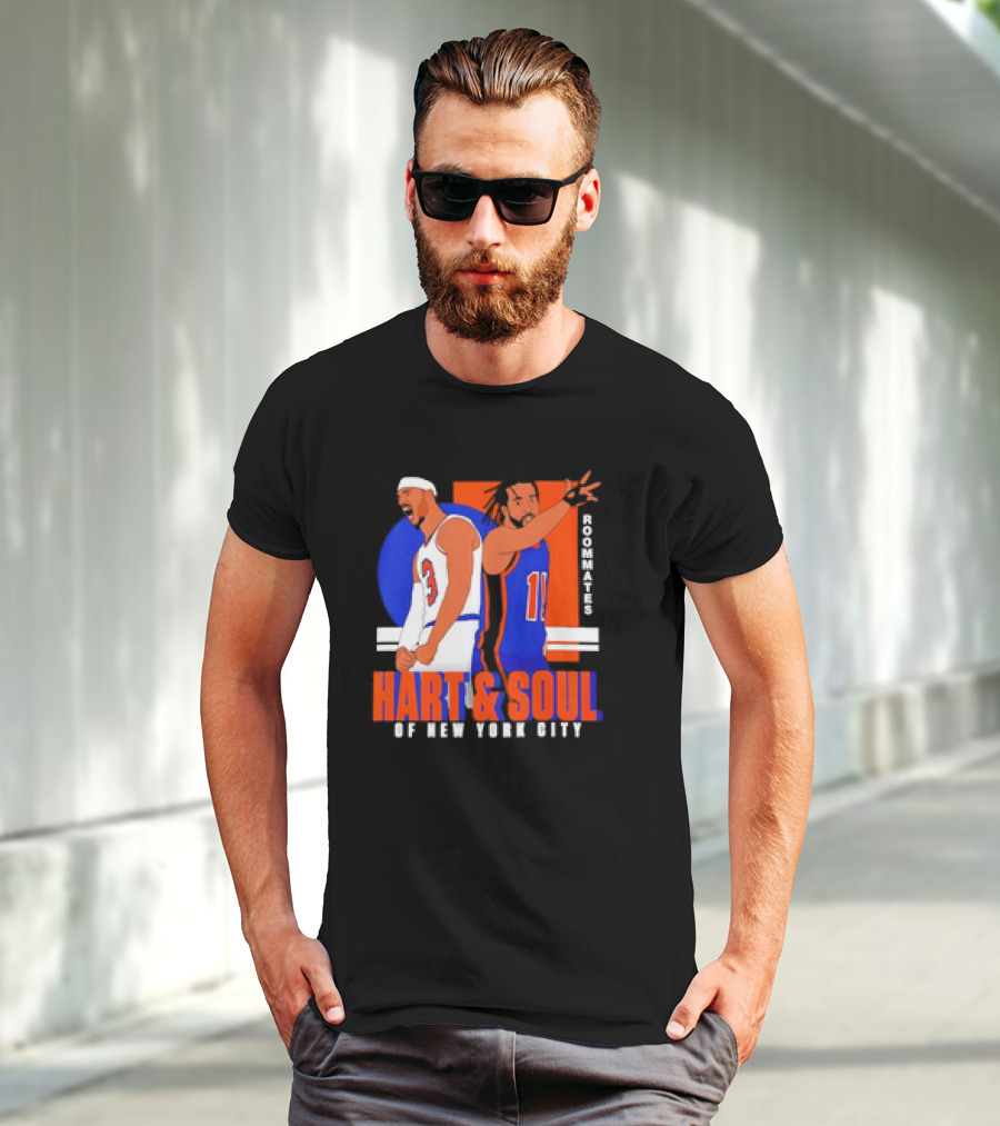 Hart And Soul Dynamic Roommates Of New York City Basketball T-Shirt