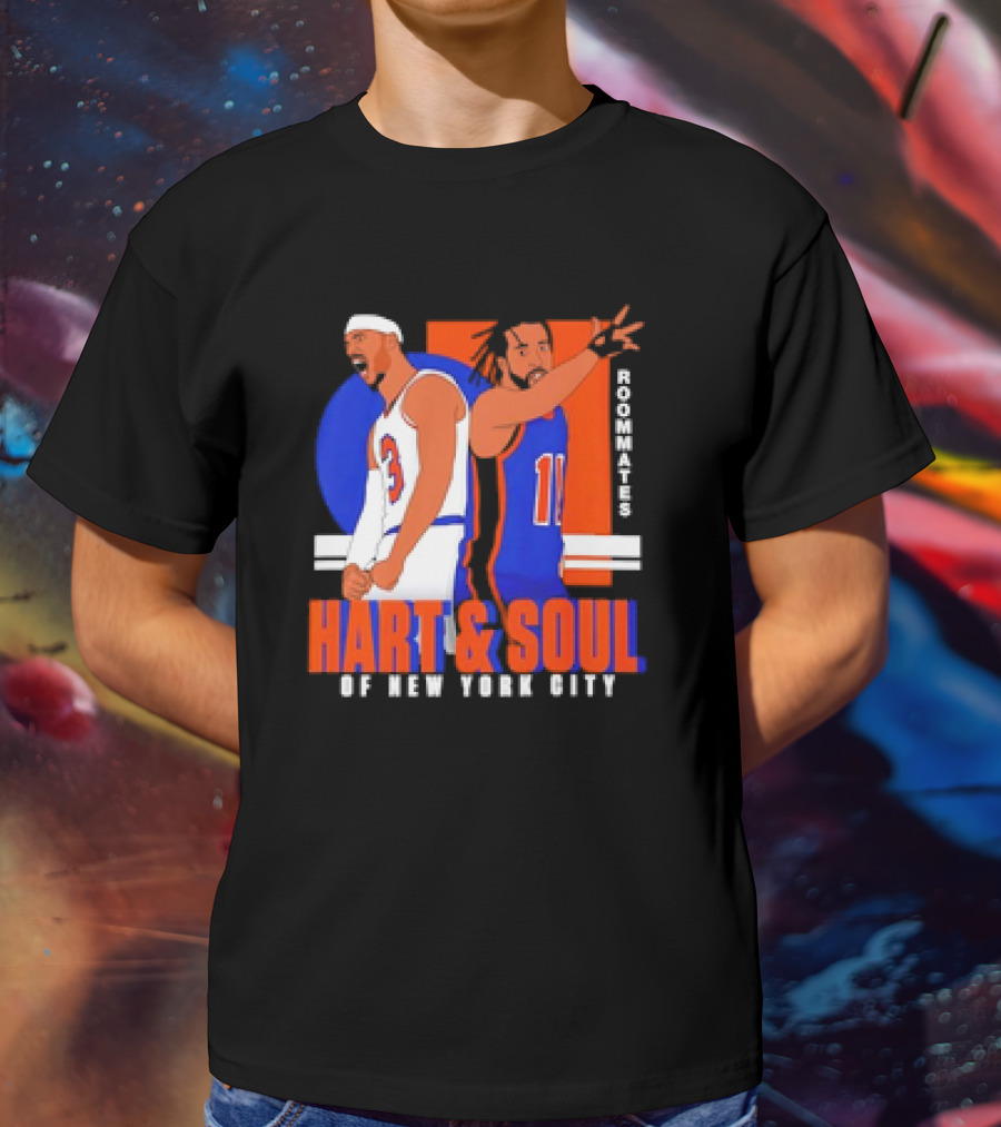 Hart And Soul Dynamic Roommates Of New York City Basketball T-Shirt