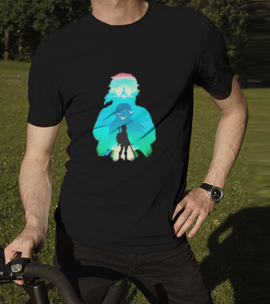 Hero Landscape Anime Adventure T-Shirt