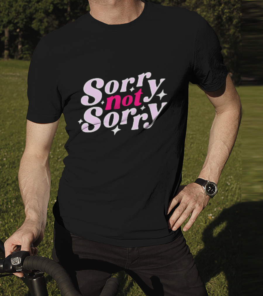 Angel Reese Sorry Not Sorry Script Ladies Boyfriend T-Shirt