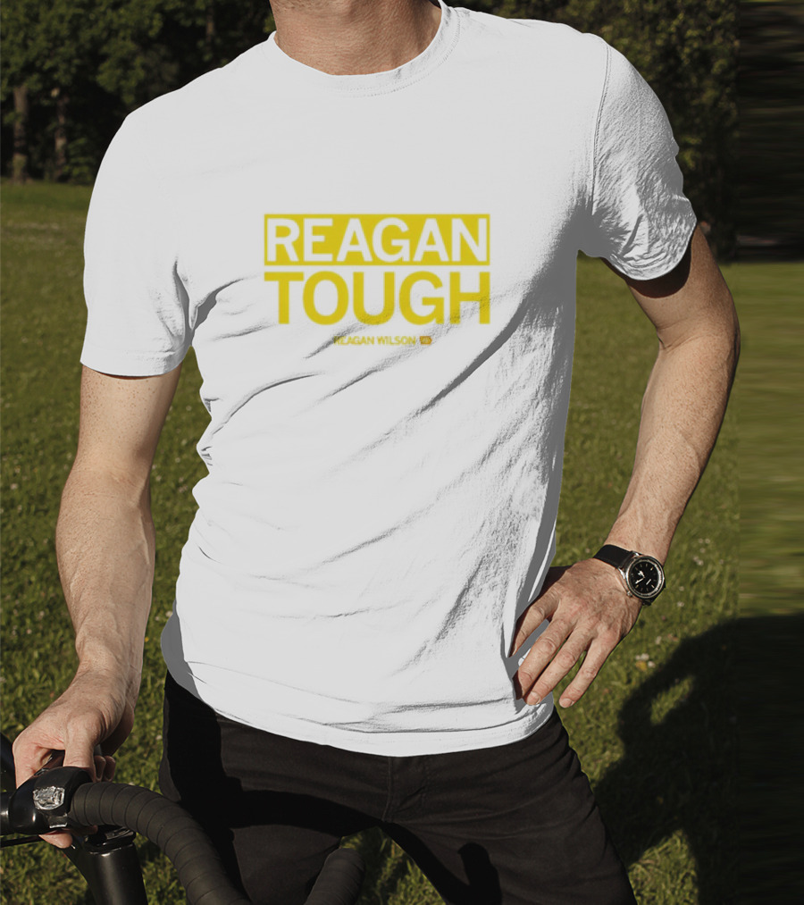 Reagan Wilson Reagan Tough Yellow Block Text T-Shirt