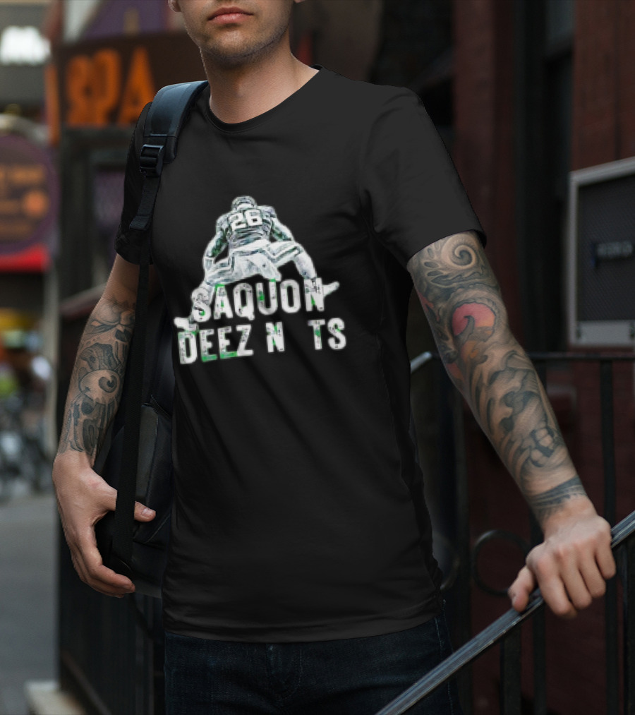 Philadelphia Eagles Saquon Barkley Saquon Deez N Ts T-Shirt