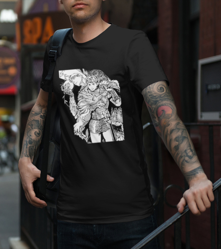 Tasty In Dungeon Anime Knight Fantasy Adventure Scene T-Shirt