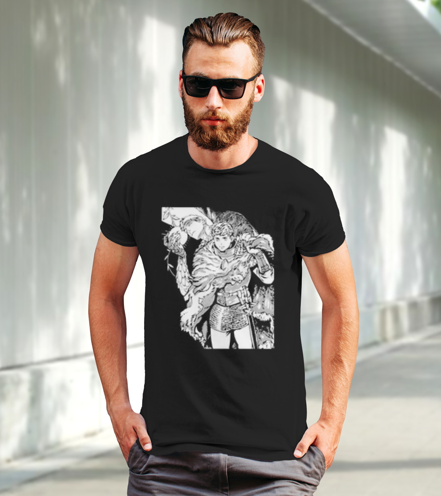 Tasty In Dungeon Anime Knight Fantasy Adventure Scene T-Shirt