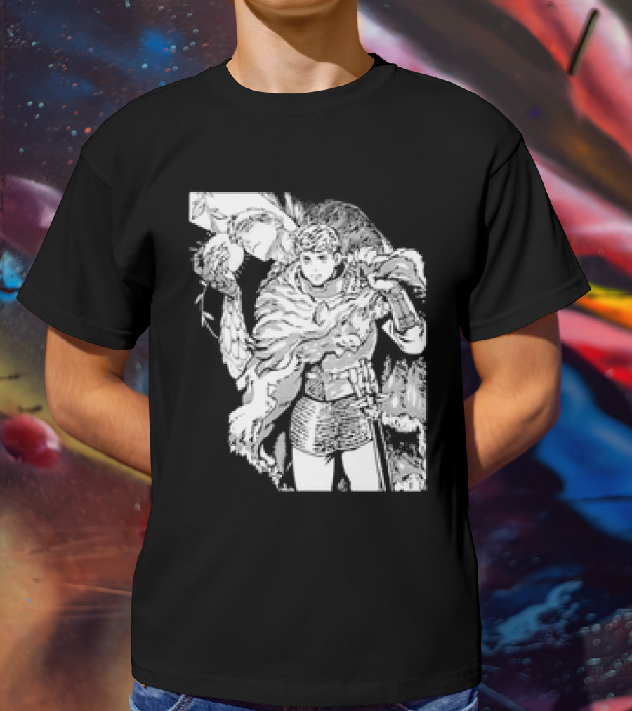 Tasty In Dungeon Anime Knight Fantasy Adventure Scene T-Shirt