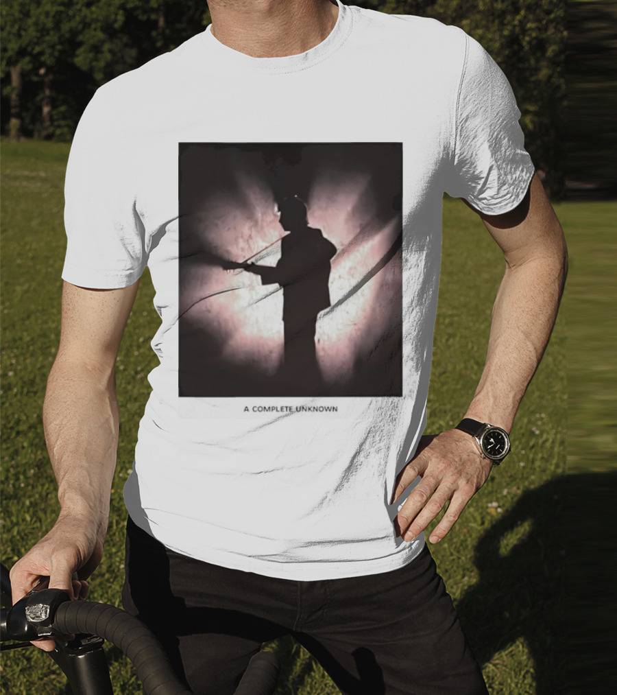 A Complete Unknown Retro Silhouette Illuminated Stage Presence T-Shirt