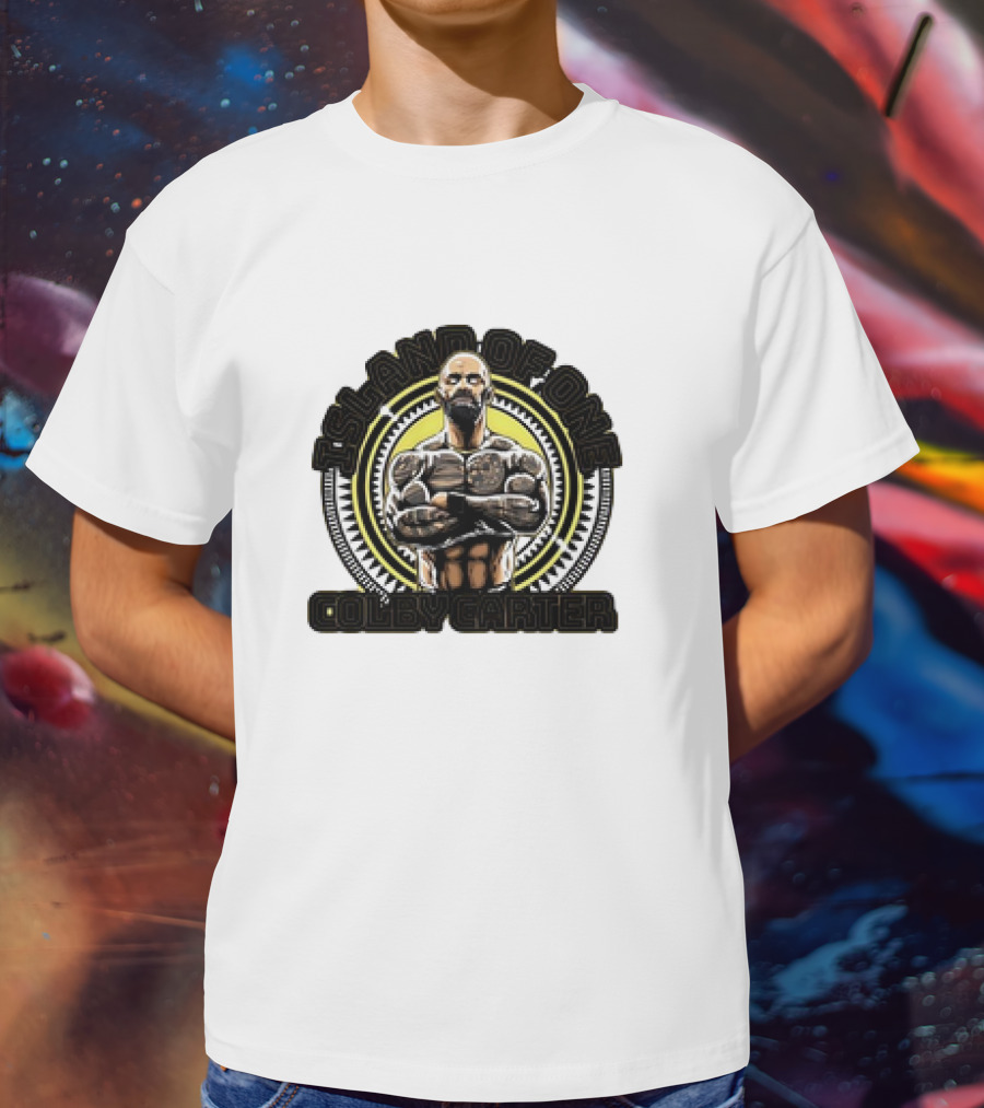 Colby Carter Island Of One Retro Tattoo Bodybuilder T-Shirt