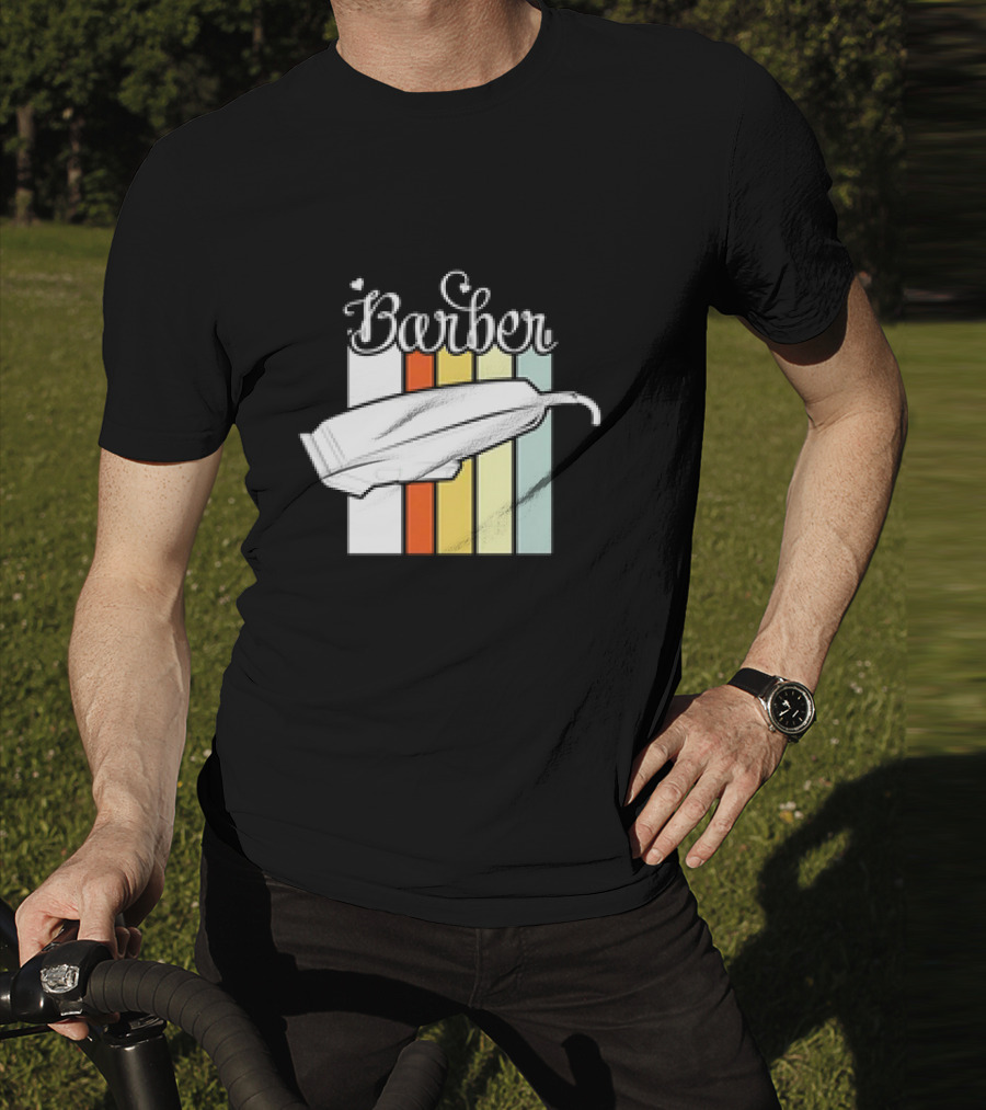 Barber Clippers Retro T-Shirt
