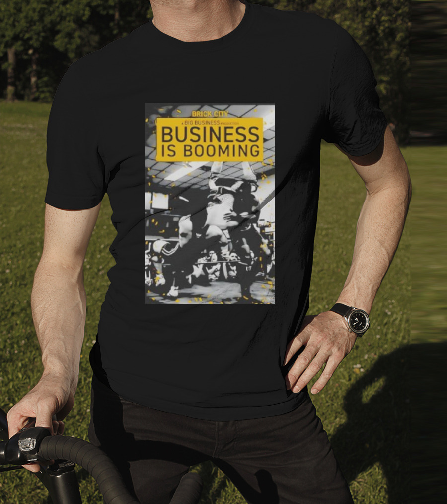 Brick City Business Is Booming Wrestling Action Scene T-Shirt