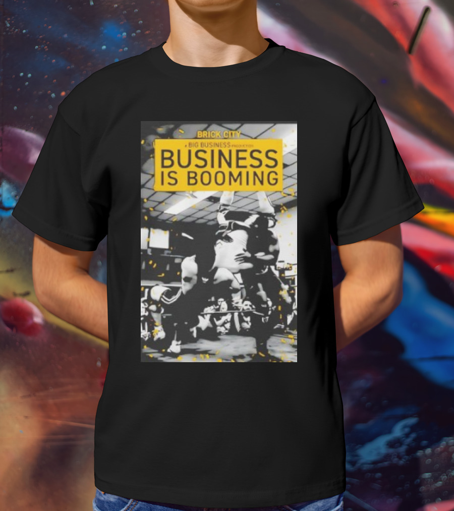 Brick City Business Is Booming Wrestling Action Scene T-Shirt