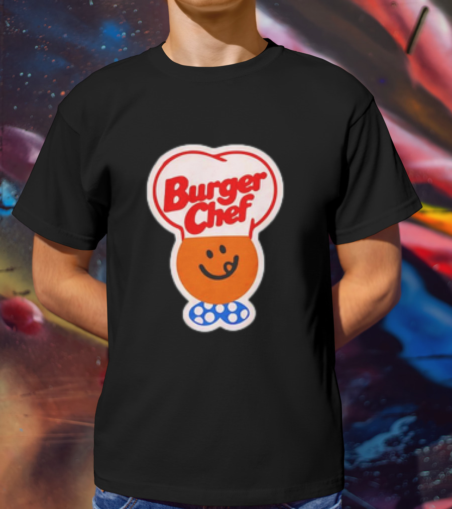Burger Chef Red Smiling Icon Indianapolis T-Shirt