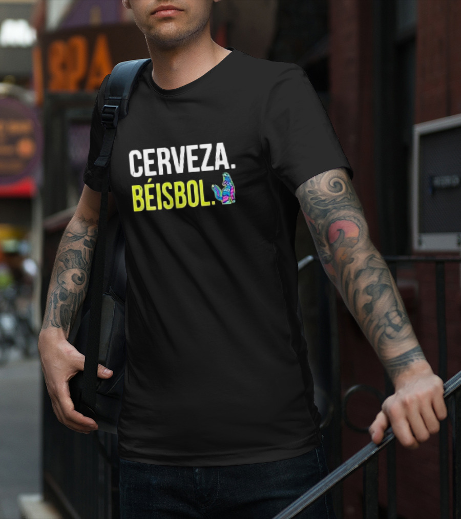 108 Stitches Cerveza Beisbol Soñadores Hillsboro Hops Cerveza Béisbol T-Shirt