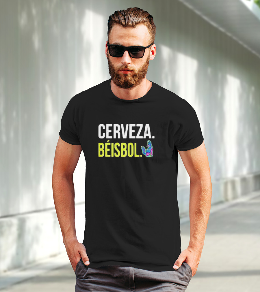 108 Stitches Cerveza Beisbol Soñadores Hillsboro Hops Cerveza Béisbol T-Shirt