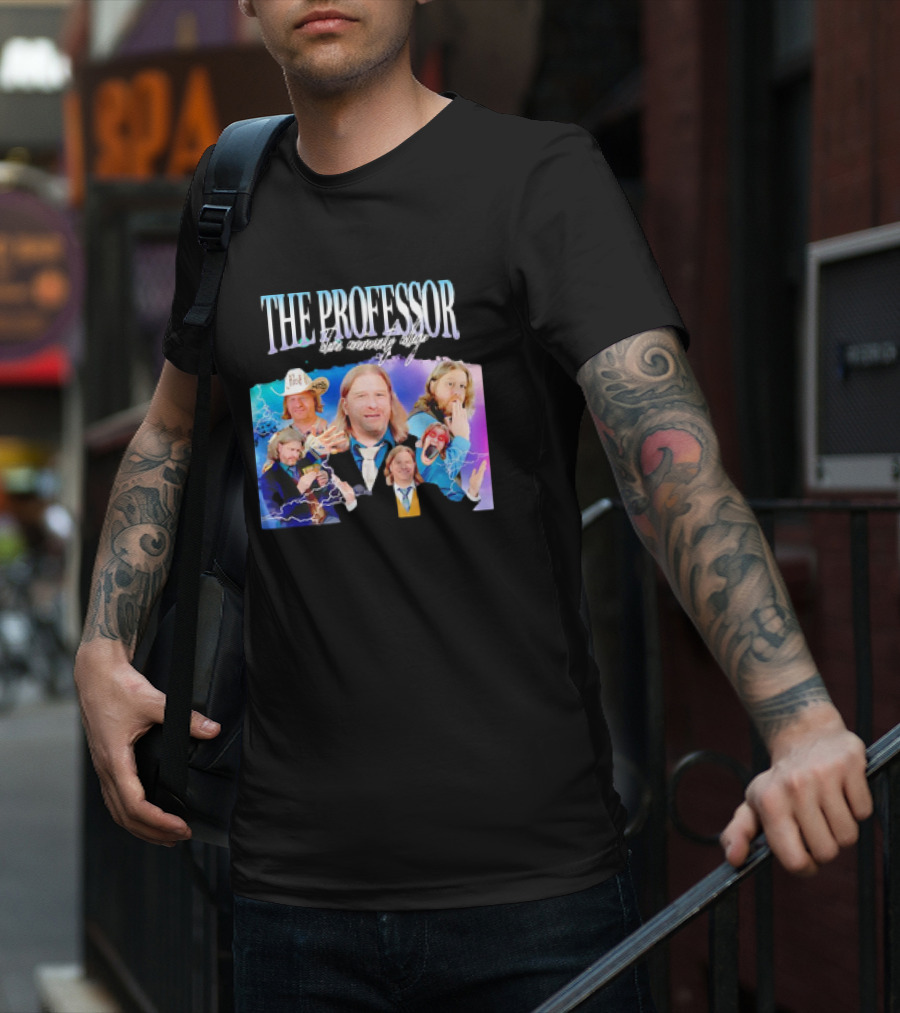 The Professor Tolarian Community College Iconic Pop Culture T-Shirt