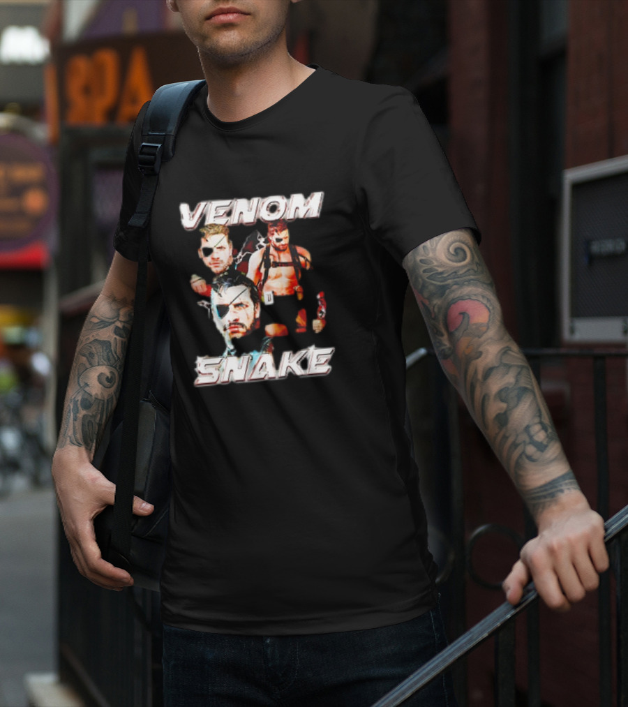 Venom Snake Vintage Stealth Warrior T-Shirt