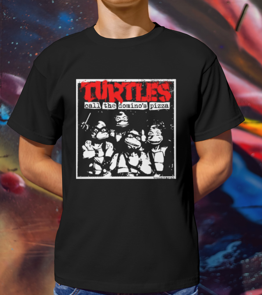 Turtles Call The Domino's Pizza Band T-Shirt