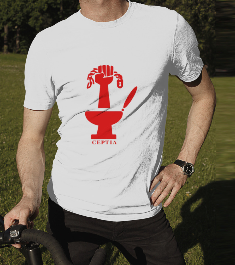 CEPTIA Committee To End Pay Toilets In America Red Fist And Toilet T-Shirt