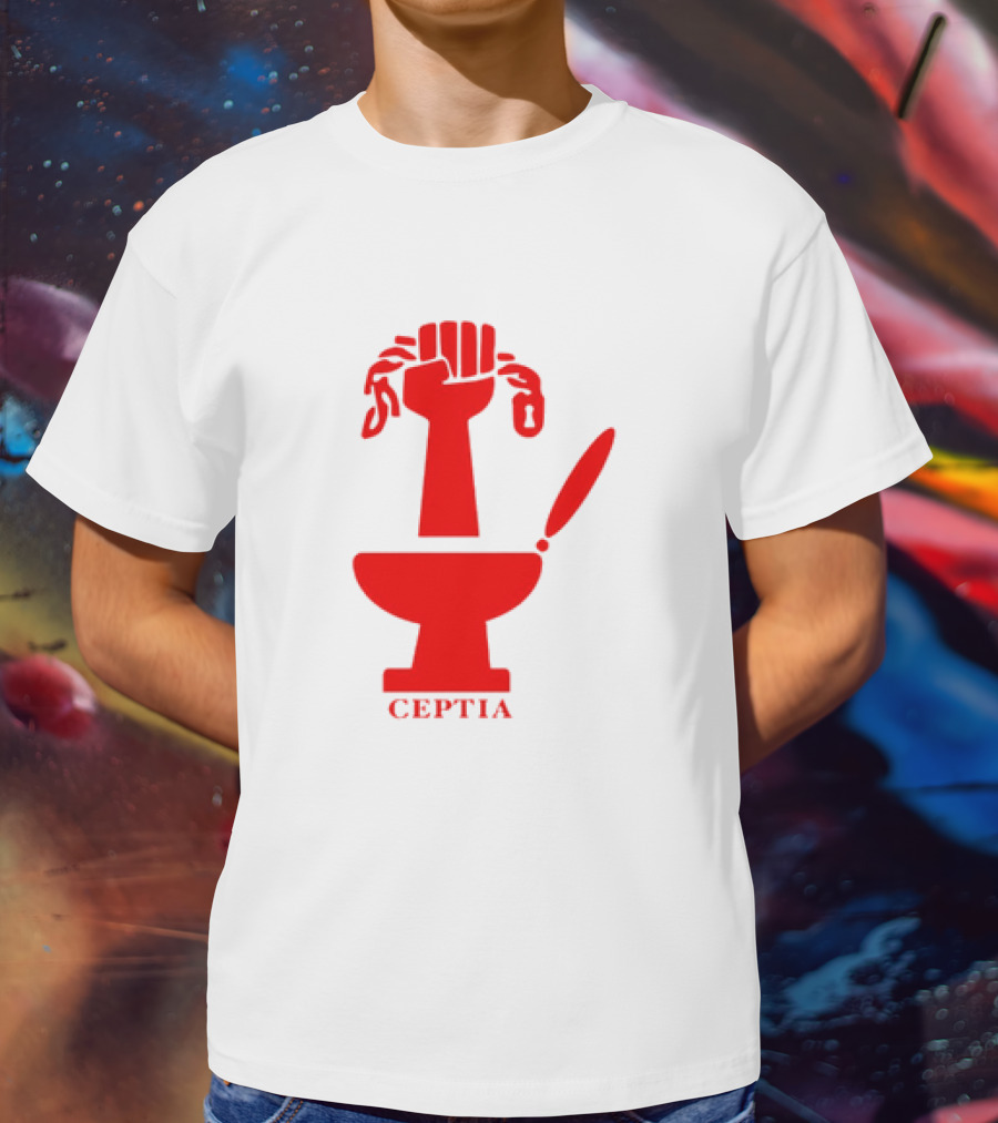 CEPTIA Committee To End Pay Toilets In America Red Fist And Toilet T-Shirt