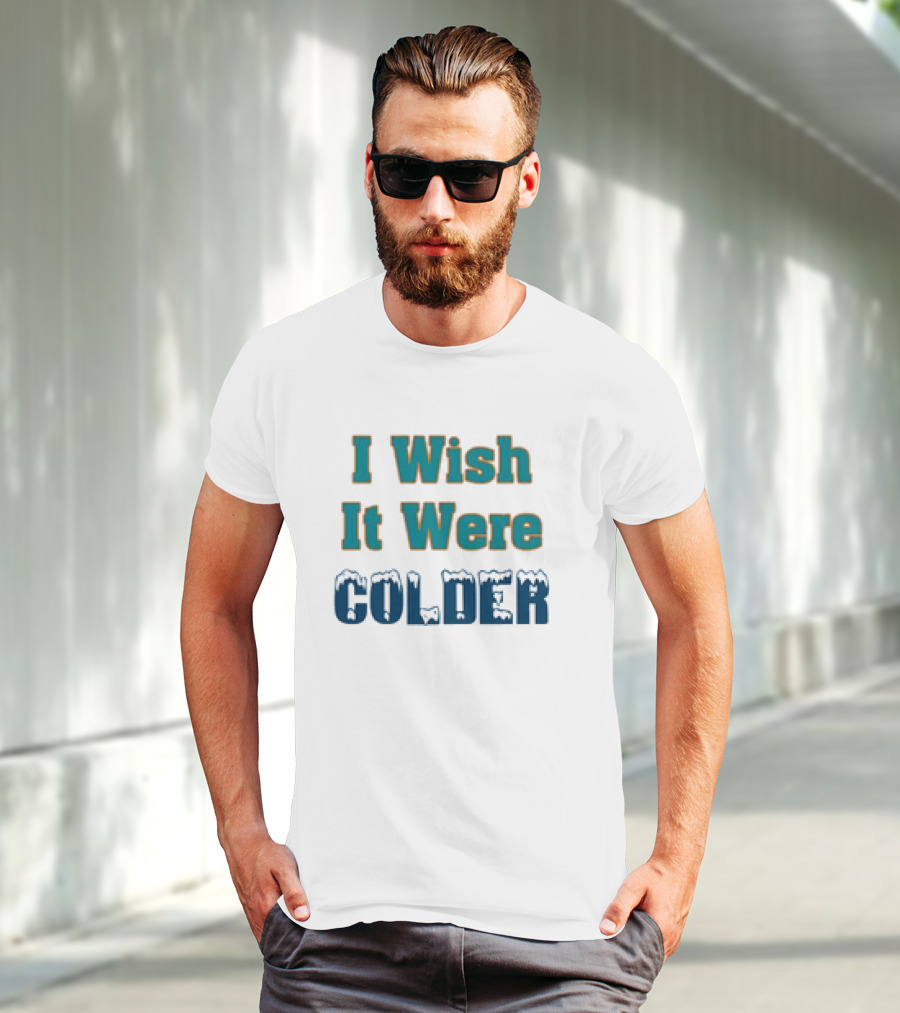 I Wish It Were Colder Miami Mike McDaniel Football Coach Humor T-Shirt