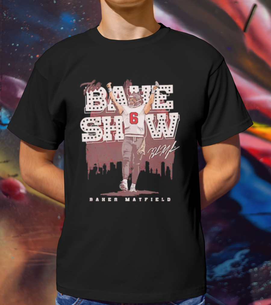 BAKER MAYFIELD THE BAKE SHOW VINTAGE TAMPA BAY BUCCANEERS NFL T-Shirt