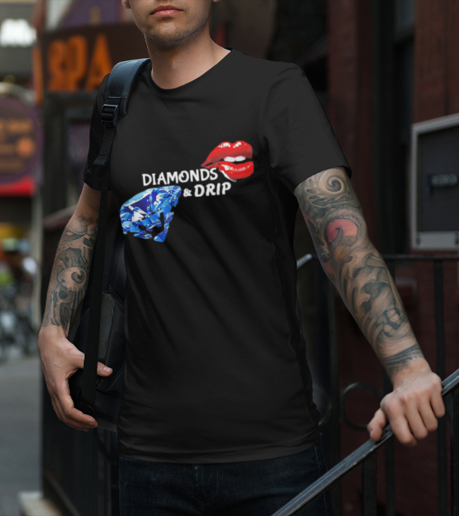 Diamonds And Drip Lips Of Seduction Classic T-Shirt