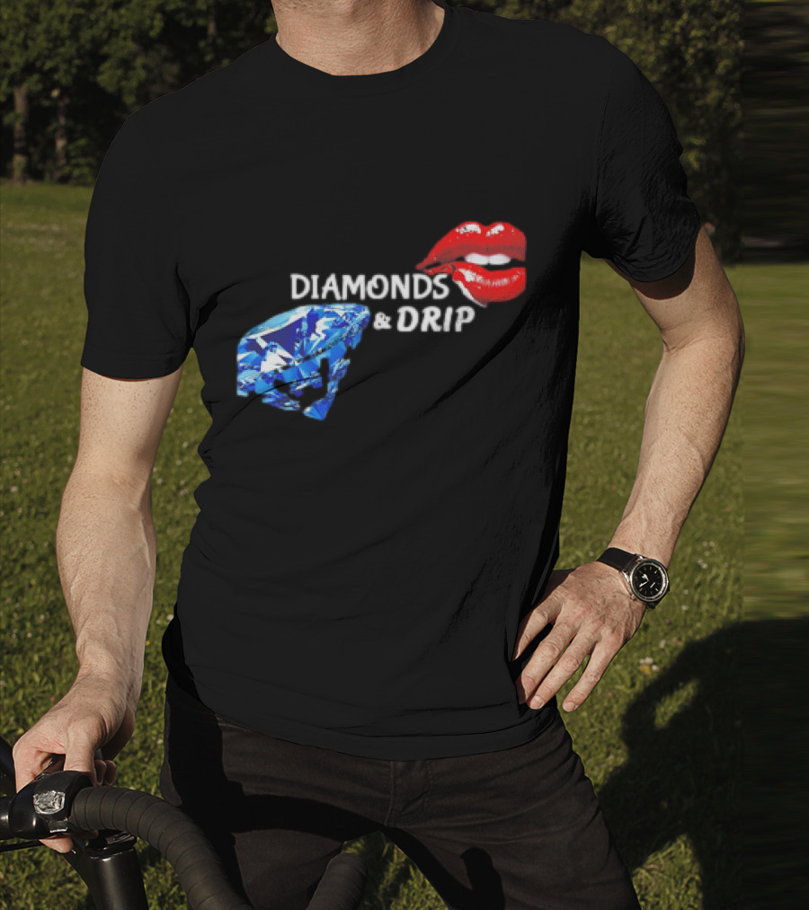 Diamonds And Drip Lips Of Seduction Classic T-Shirt