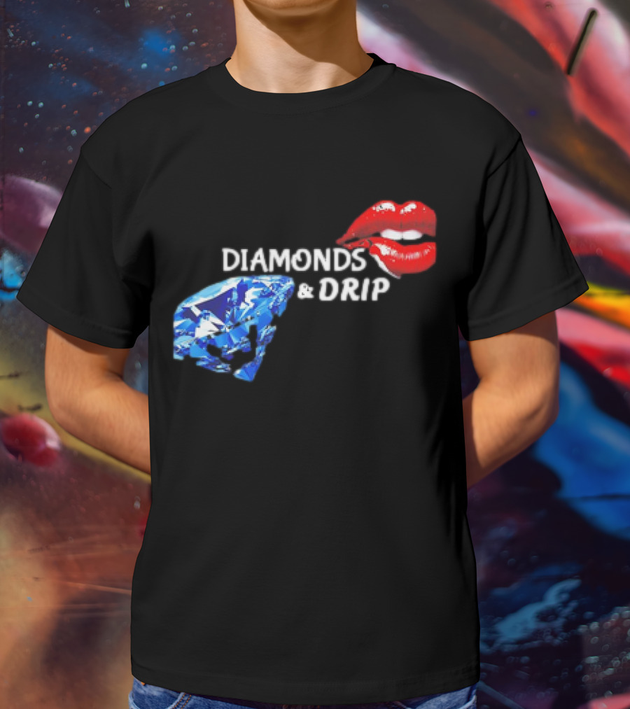 Diamonds And Drip Lips Of Seduction Classic T-Shirt