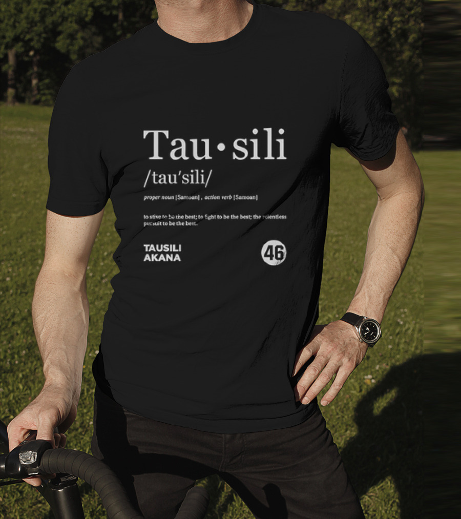 Tau Sili Samoan Strive To Be The Best Tausili Akana 46 Vintage Dictionary T-Shirt